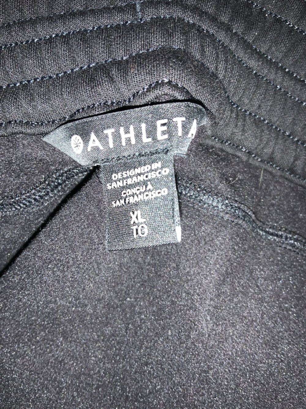 422 NEW! Athleta Triumph Hybrid Wide Leg Black Cropped Capri Pants w/ Pockets - Picture 9 of 14